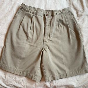 Vintage High Waisted Khaki Shorts
